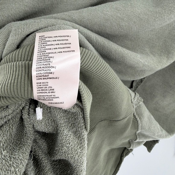 Free People We The Free Camden Henley Sweatshirt LAUREL OAK Sz Small - Picture 10 of 10